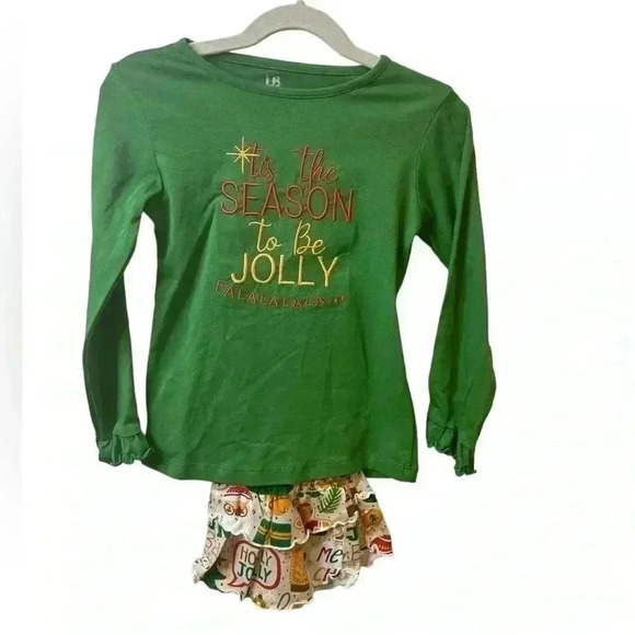 Unique Baby Girls 2 Piece Season To Be Jolly Santa Ruffe
Outfit Size 6 - Picture 2 of 6